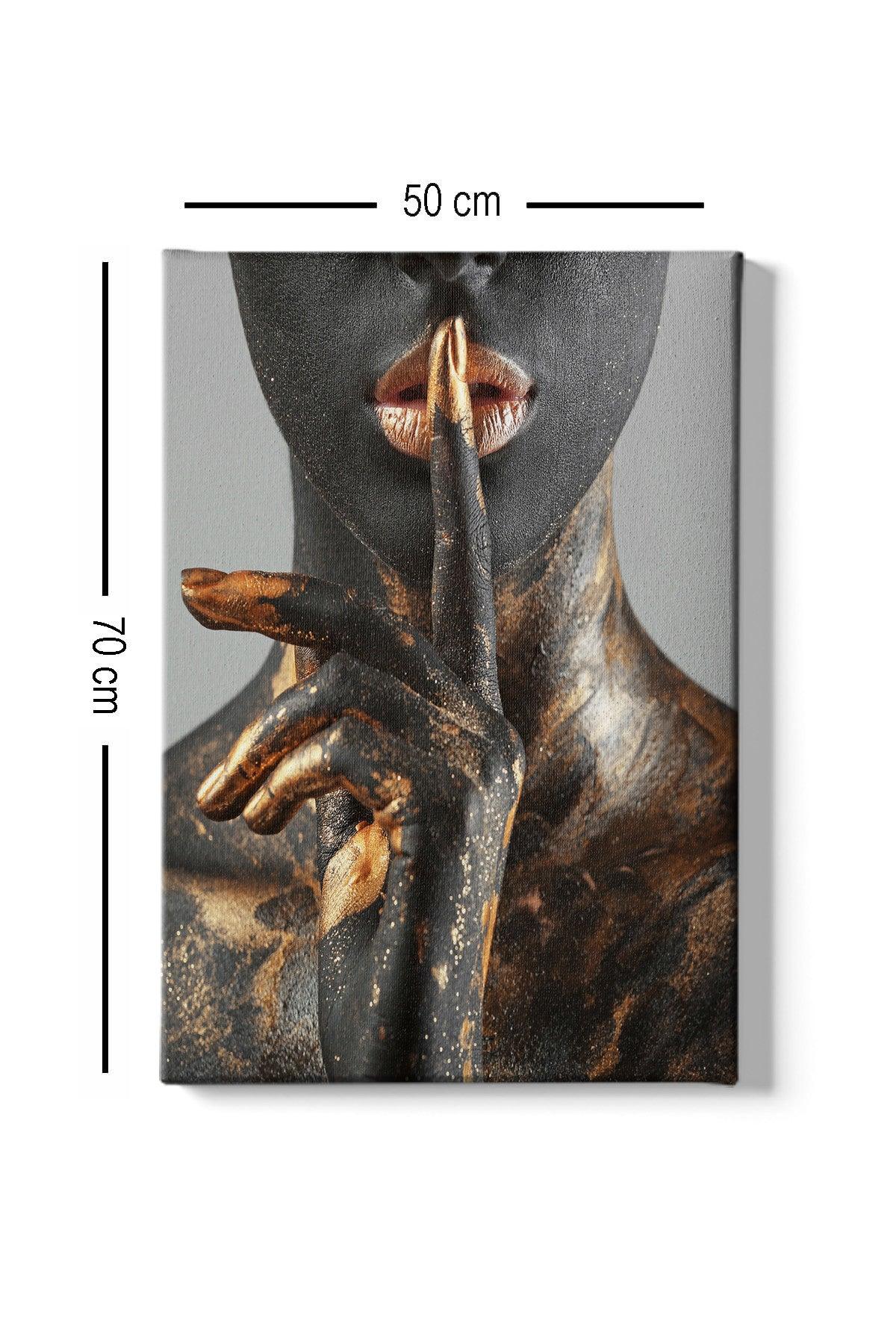 Tablou Canvas African Lady 5, Multicolor, 70 x 50 cm