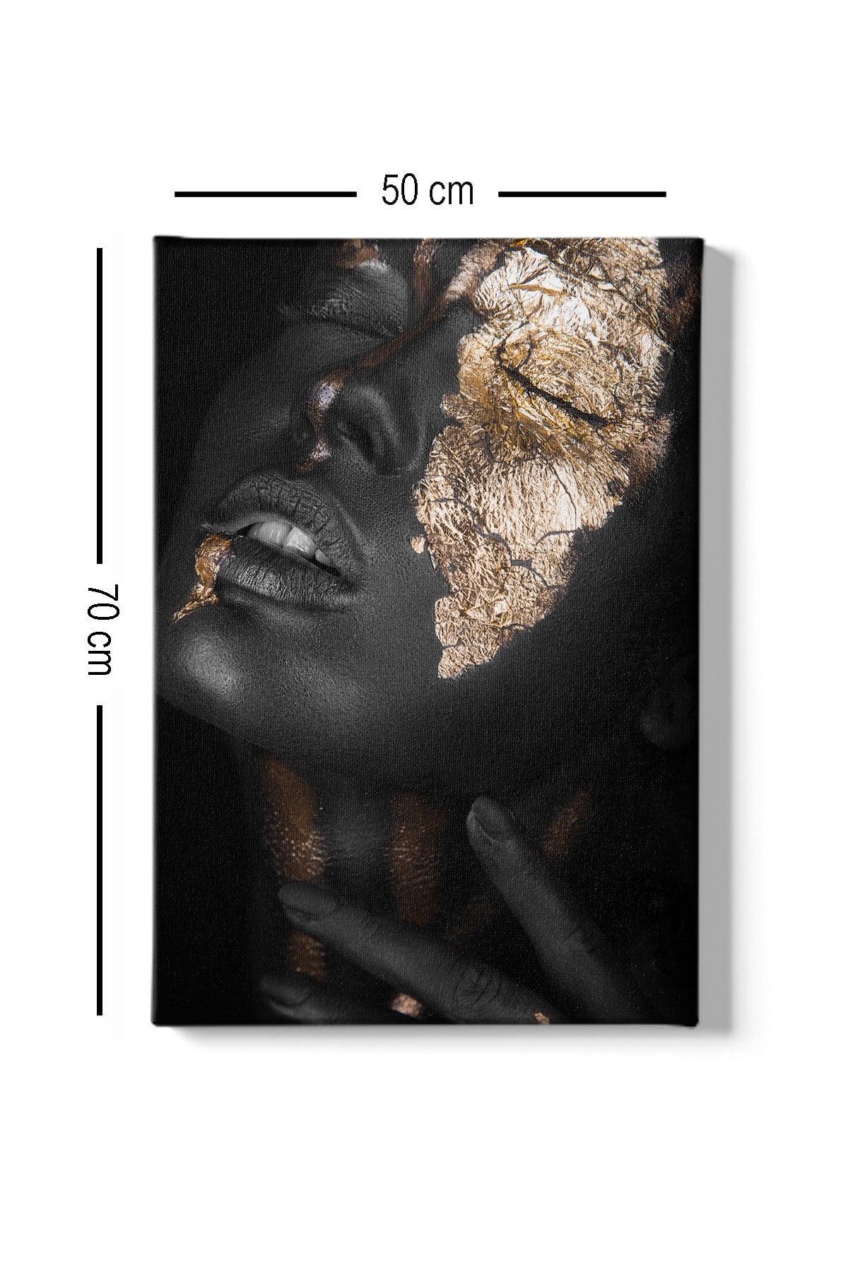 Tablou Canvas African Lady, Multicolor, 70 x 50 cm