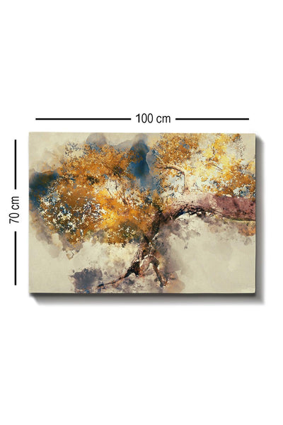 Tablou Canvas Copac in Ilusion, Multicolor, 100 x 70 cm