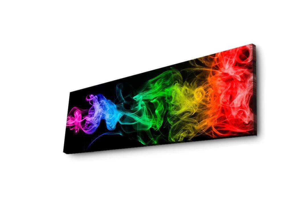 Tablou Canvas cu Led Pride fara priza, Multicolor, 90x30 cm