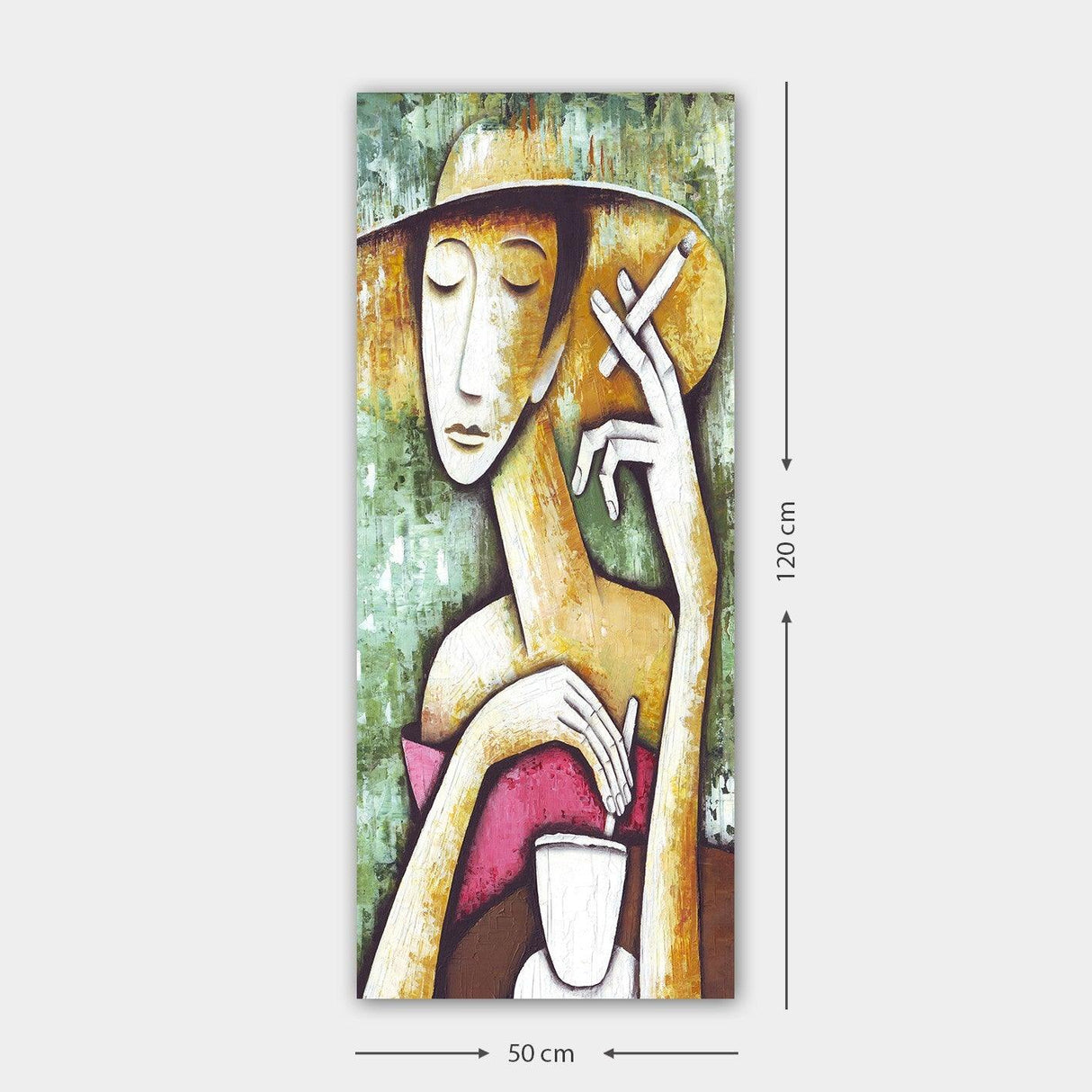 Tablou Canvas DKY21398524_50120, Multicolor, 120x50 cm
