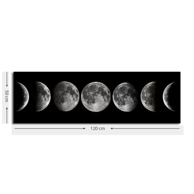 Tablou Canvas Eclipse Lunar, Multicolor, 120x50 cm