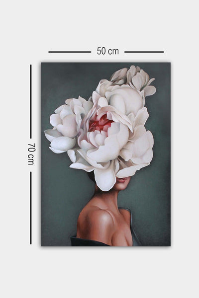 Tablou Canvas Giulesti, Gri, 70 x 50 x 3 cm