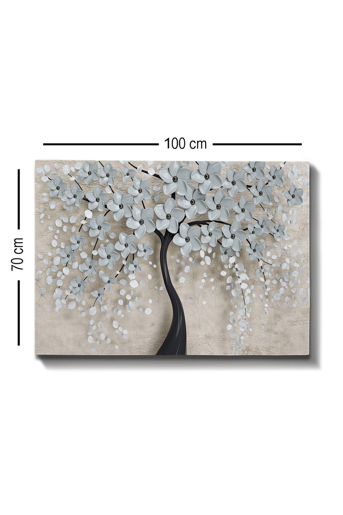 Tablou Canvas Gradina Japoneza, Multicolor, 100 x 70 cm