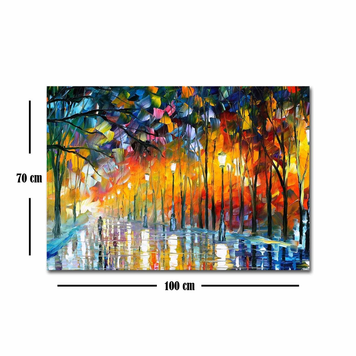 Tablou Canvas Hereastru, Multicolor, 100 x 70 cm