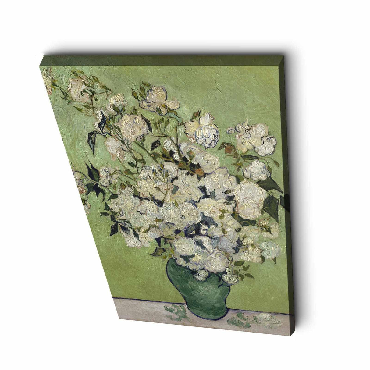 Tablou Canvas Vas cu Flori, Multicolor, 70 x 45 cm