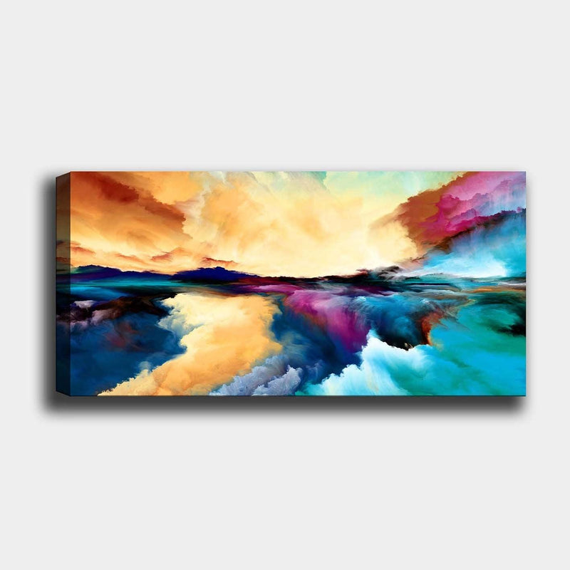 Tablou Canvas YTY1027048810_50120, Multicolor, 120x50 cm, imagine suplimentara