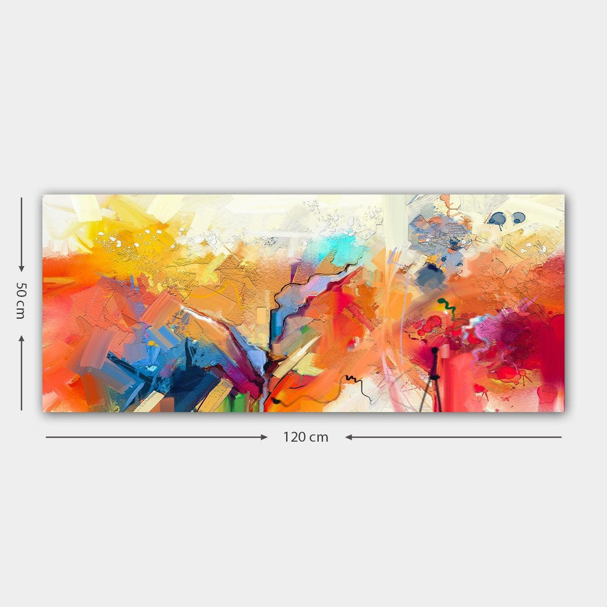 Tablou Canvas YTY1040210842_50120, Multicolor, 120x50 cm