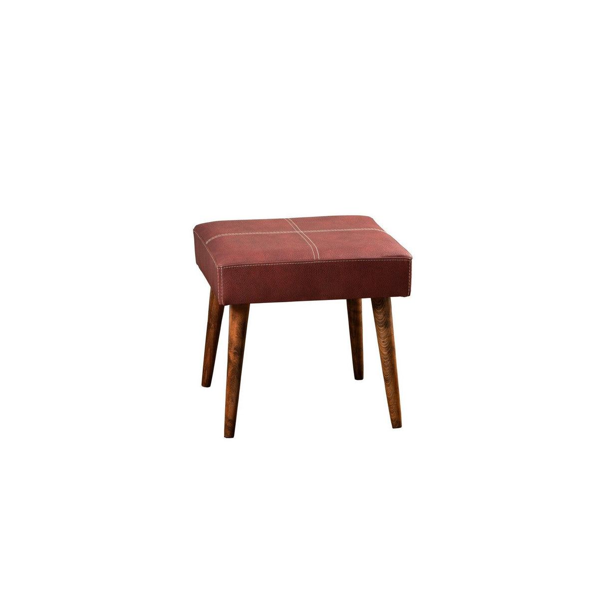 Taburet Kavere, 46x46x44 cm - Rosu
