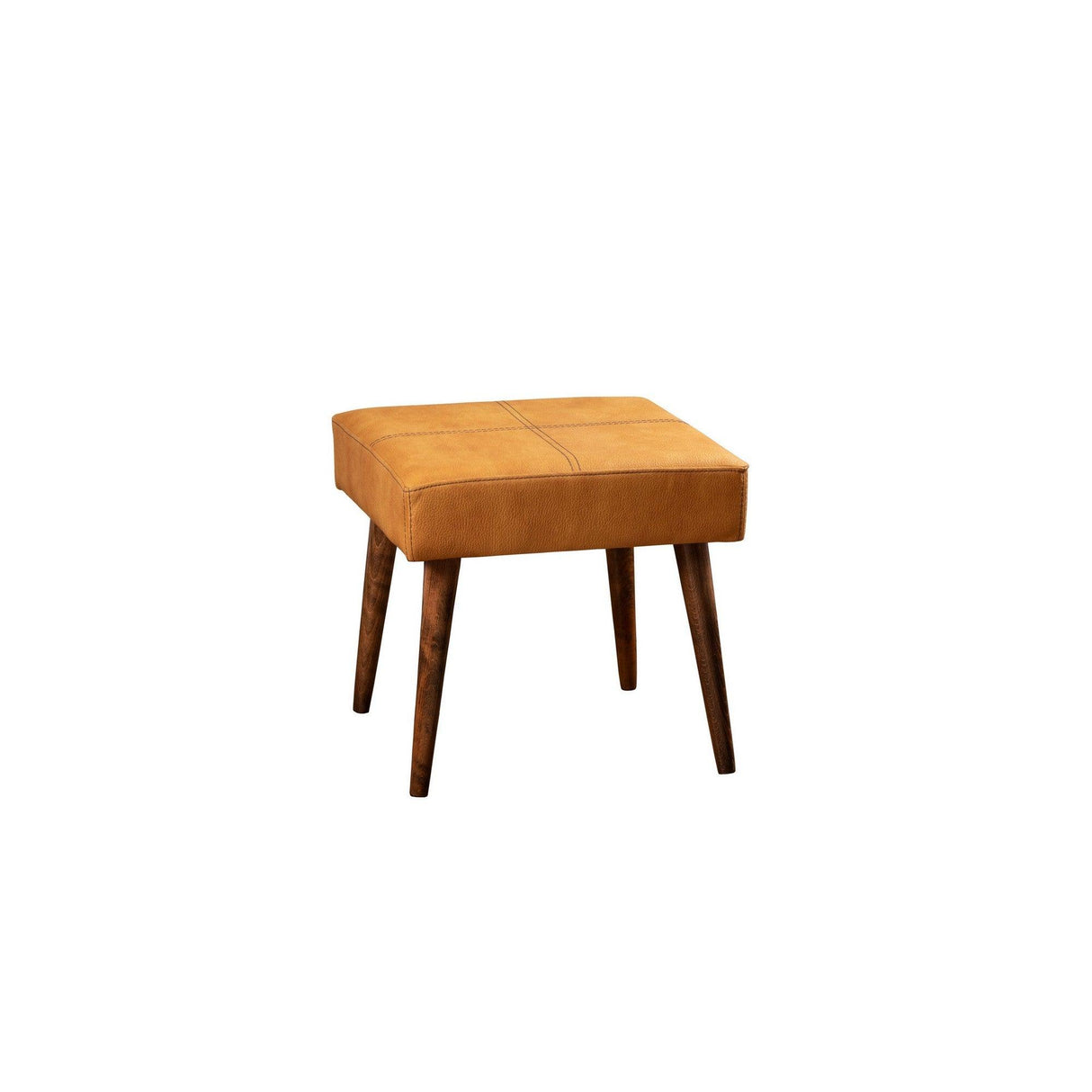 Taburet Kavere, 46x46x44 cm - Mustar
