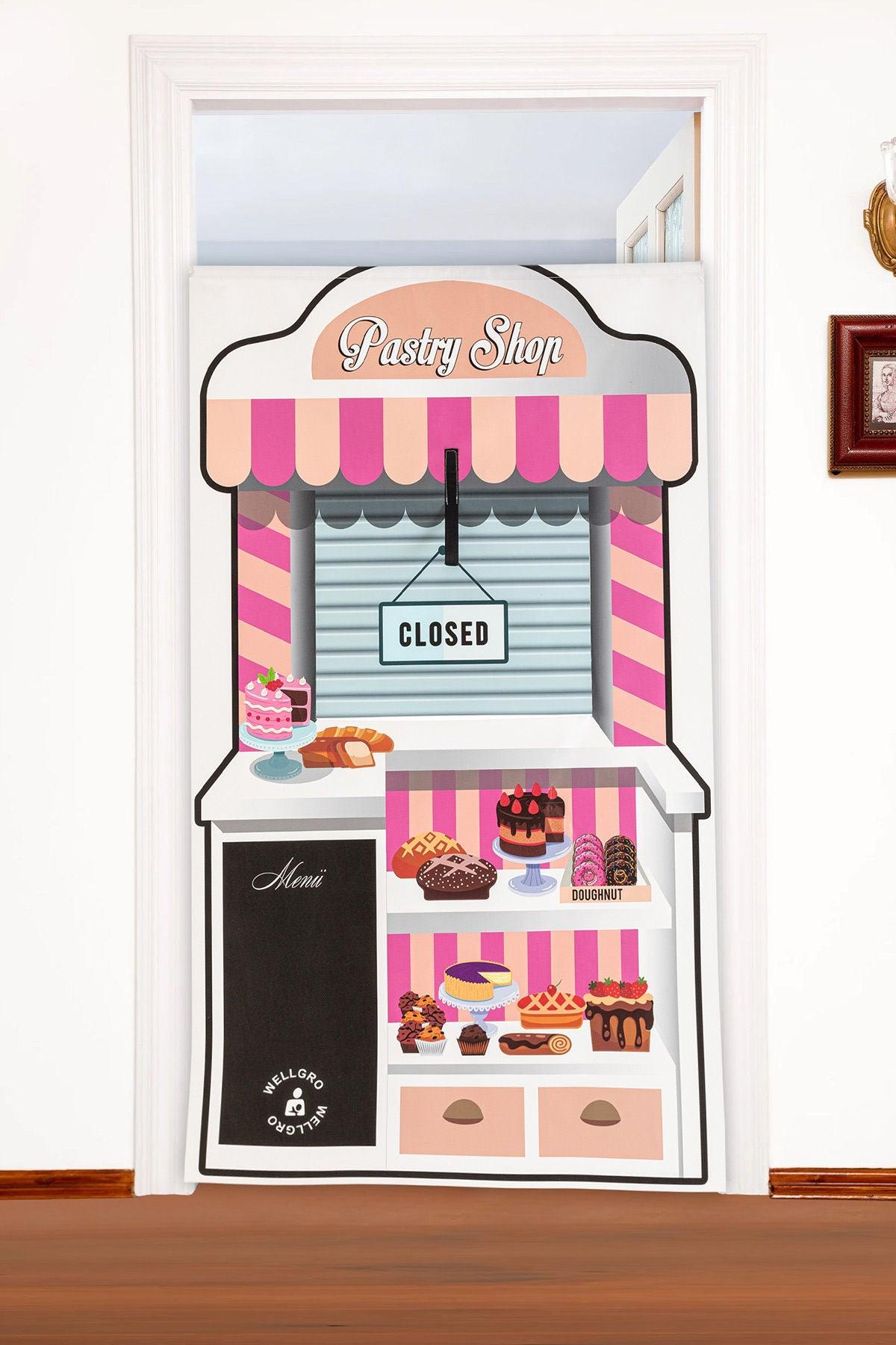 Teatrul din Pragul Uşii Patisserie, Roz, 77x0.1x137 cm