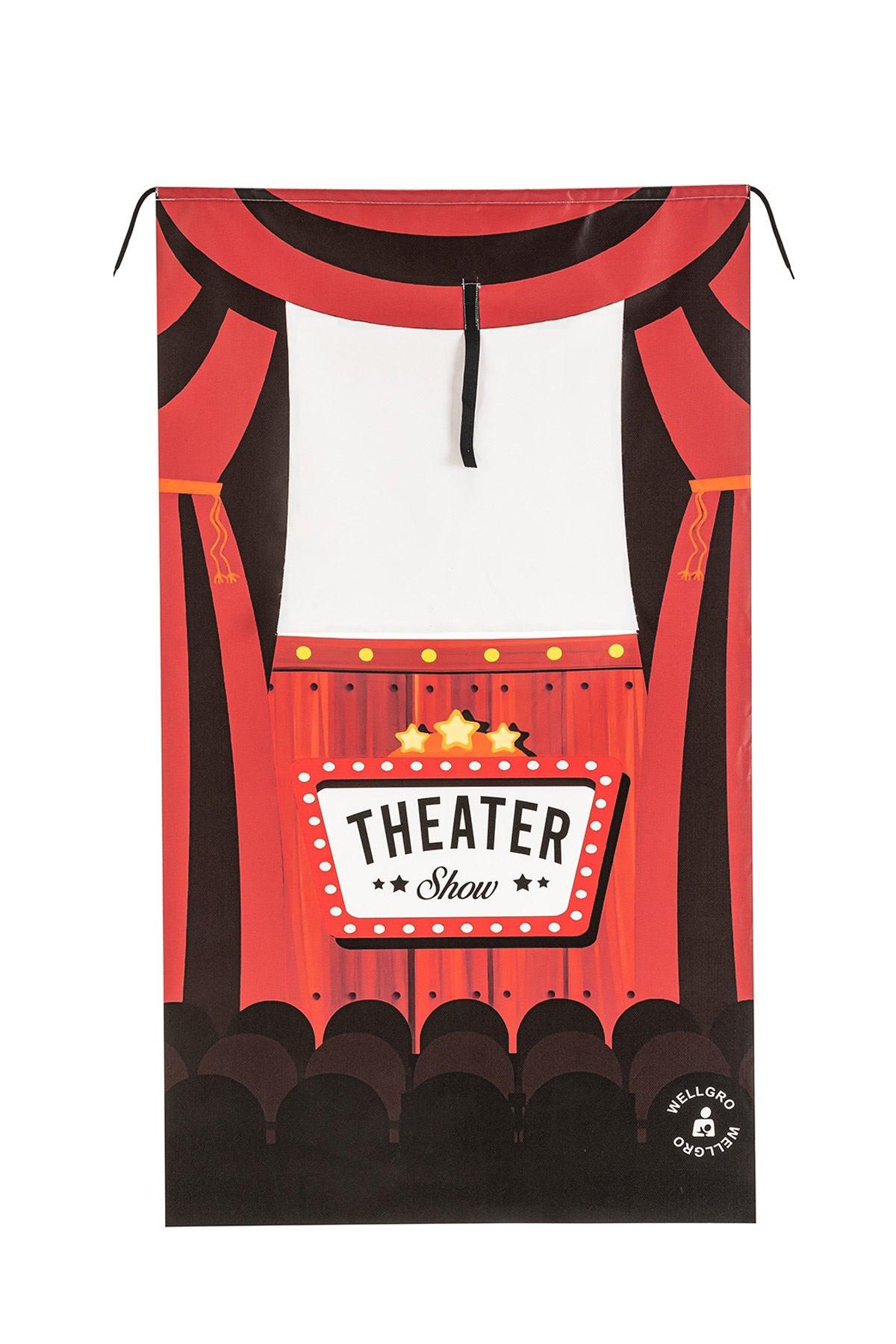 Teatrul din Pragul Uşii, Roșu, 77x0.1x137 cm