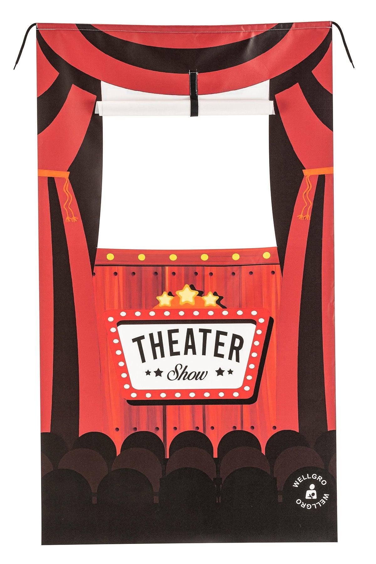 Teatrul din Pragul Uşii, Roșu, 77x0.1x137 cm