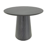 Masa rotunda cu blat, Donda, Neagra, Diametru 100cm x Înaltime 76cm