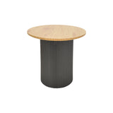Set de 2 mese de cafea, cu functie Dovel, Lemn Sonoma-Negru, Diverse