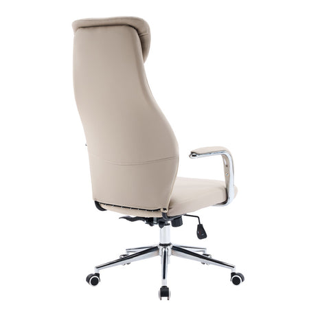 Scaun de birou manager cu ajustabilitate Ferka bej, 64x71x120-128 cm