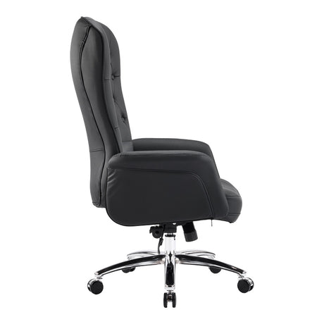 Scaun birou ergonomic Kaline, Negru, 69x79x115-123 cm