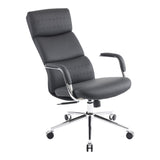 Scaun de birou managerial cu functie de ajustare Bendona Negru, 71x78x119-127cm