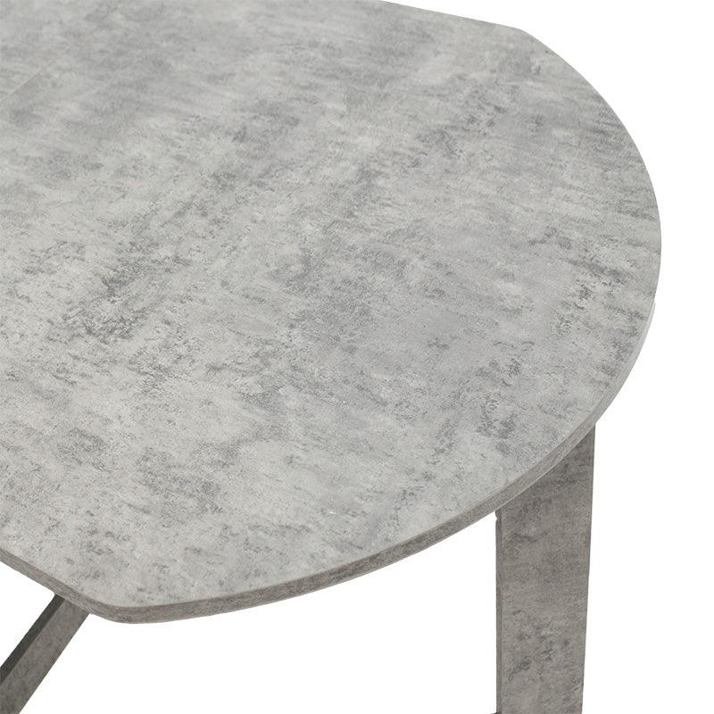 Masa Extensibila Model Aniya, 37-160 x 80 x 77 cm, Diverse culoare - Gri