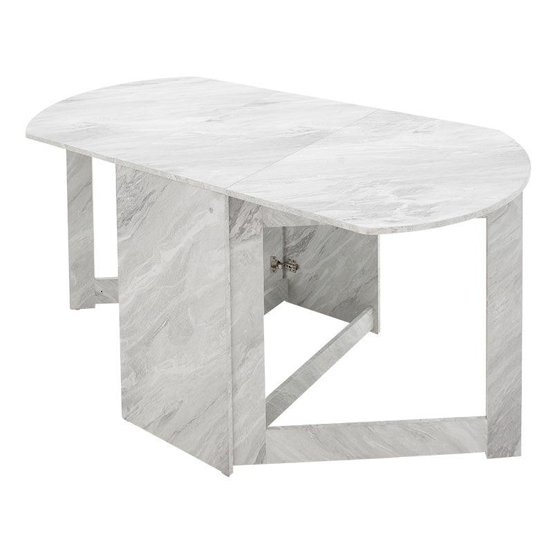 Masa Extensibila Model Aniya, 37-160 x 80 x 77 cm, Diverse culoare - Alb