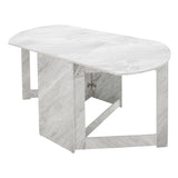 Masa Extensibila Model Aniya, 37-160 x 80 x 77 cm, Diverse culoare - Alb