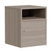Noptiera Foly cu cabinet din stejar gri 40x40x50cm