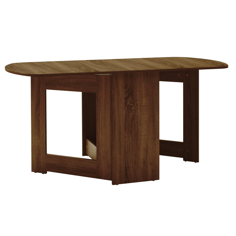 Masa Extensibila Model Aniya, 37-160 x 80 x 77 cm, Diverse culoare - Maro