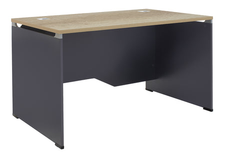 Birou manager Lotus stejar-Gri inchis 120x80x75 cm