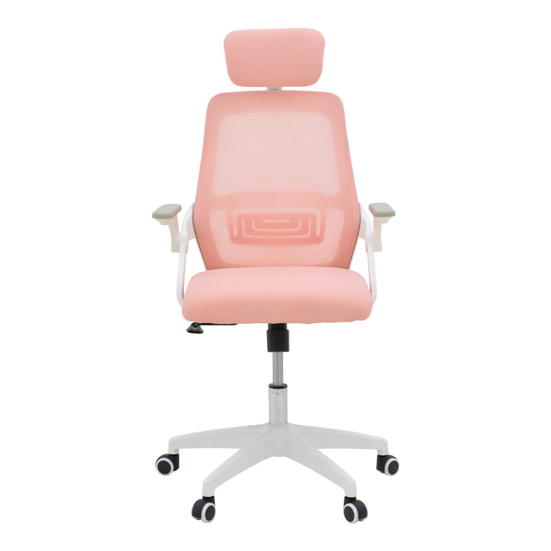 WHITE FRAME - PINK MESH