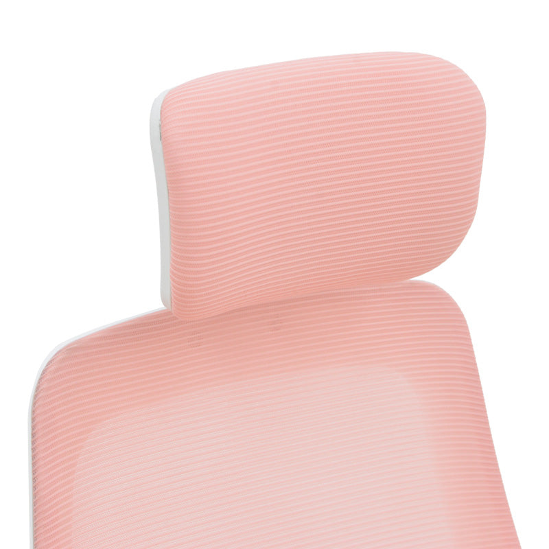 WHITE FRAME - PINK MESH