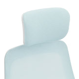 WHITE FRAME - LIGHT BLUE MESH