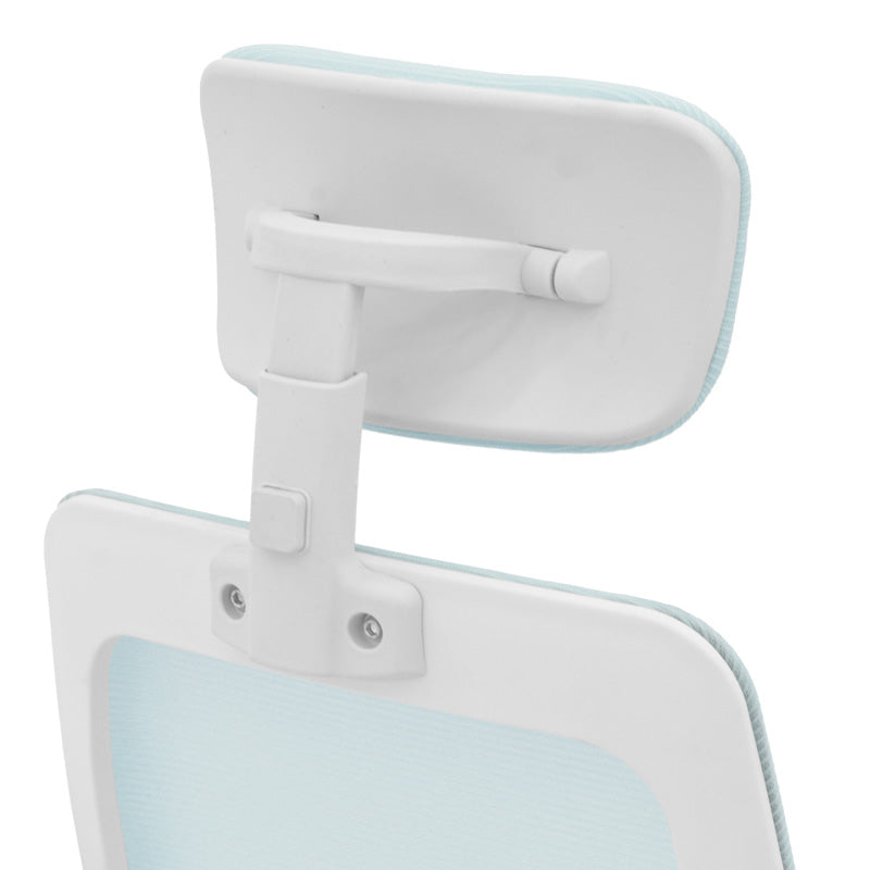 WHITE FRAME - LIGHT BLUE MESH