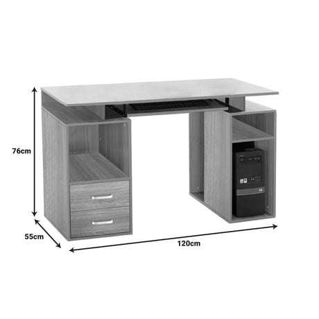 Birou Liberion, Natural, 120x55x76 cm