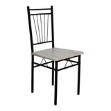 Set dining cu masă și 4 scaune Roza, și metal, 120x65x75 cm