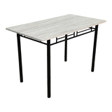 Set dining cu masă și 4 scaune Roza, și metal, 120x65x75 cm
