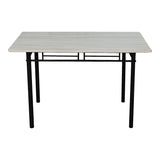 Set dining cu masă și 4 scaune Roza, și metal, 120x65x75 cm
