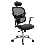 Scaun de birou manager, neagra, 65x65x122 cm
