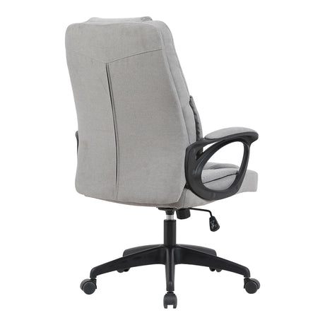Scaun de birou directorial Kamora, Light Grey, 66x67x111 cm