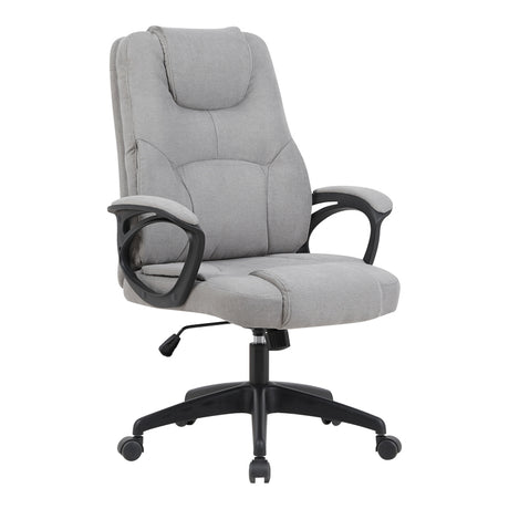 Scaun de birou directorial Kamora, Light Grey, 66x67x111 cm