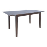 Masă de sufragerie extensibilă Mabor-Houston, Lemn, Nuc, 120-150x80x73, 8 cm