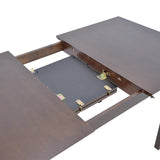 Masă extensibilă Mabor-Dallan, Lemn, 120-150x80x73, 8 cm