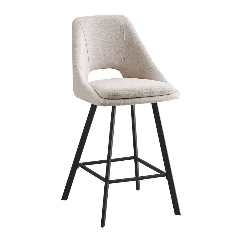 Scaun de bar Initiate, 48x56x98 cm - Crem