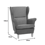 CREAM - NATURAL WOODEN LEGS