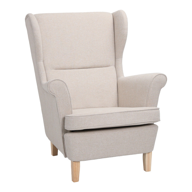 CREAM - NATURAL WOODEN LEGS