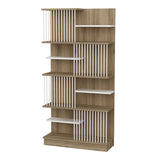 Biblioteca Gassim, 80x26x160cm - Sonoma