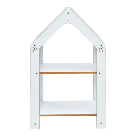 Raft Montessori Zoilen mdf alb-albastru 50x30x80 cm