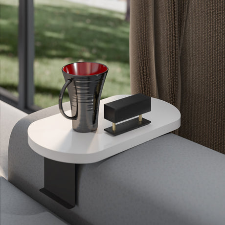 Masa laterala Linea, Alb, 20x35x10 cm