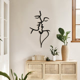Decorațiune metal Wall deco Lovia negru metal 28x0.15x50cm