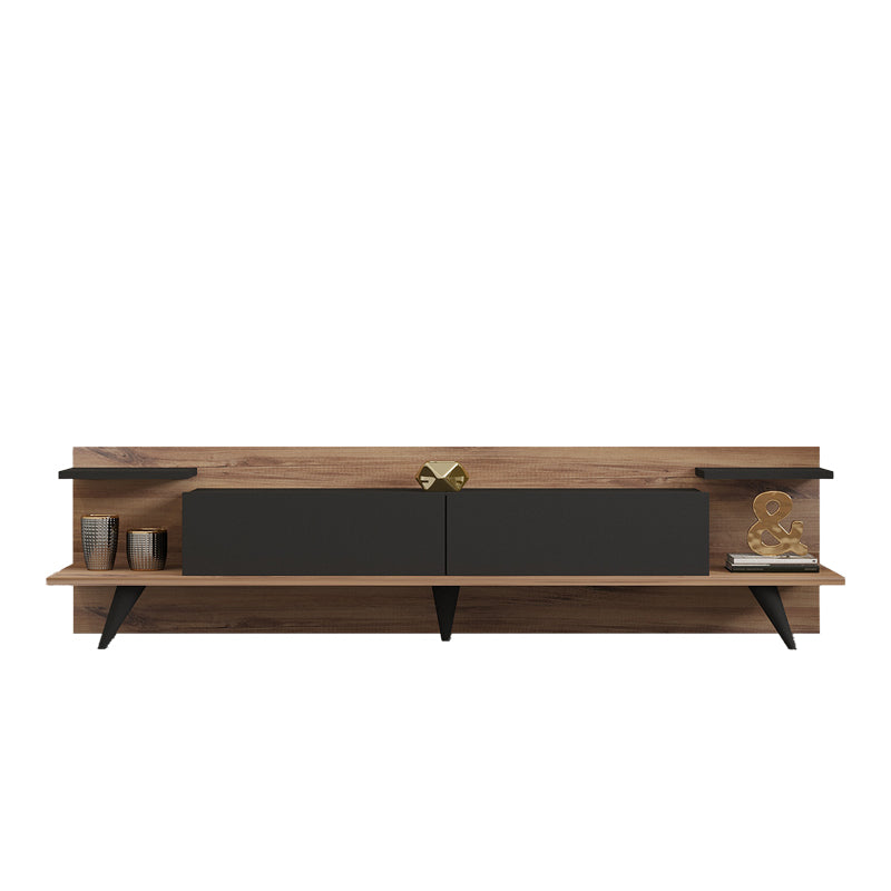 Comoda TV Astry, 180x37x45 cm - Antracit-Nuc