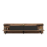 Comoda TV Astry, 180x37x45 cm - Antracit-Nuc